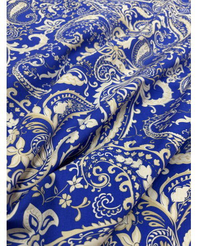 Paisley poplin